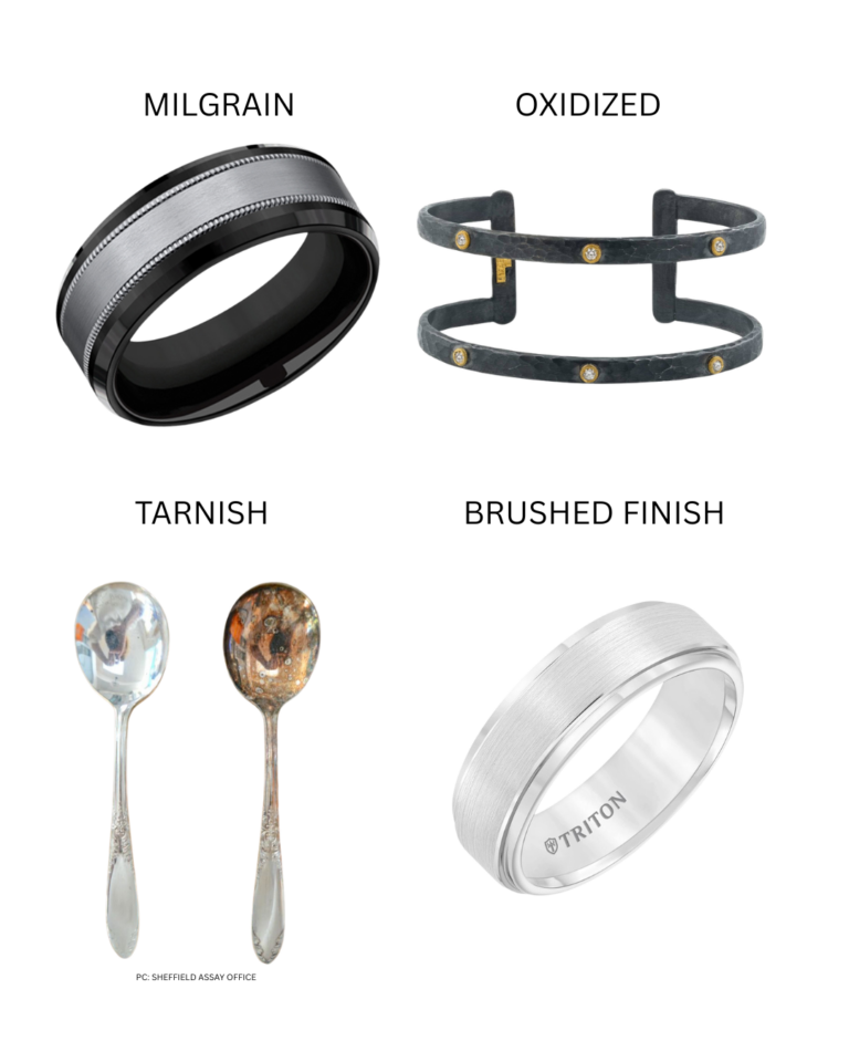 wedding ring finishes