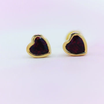 heart earrings