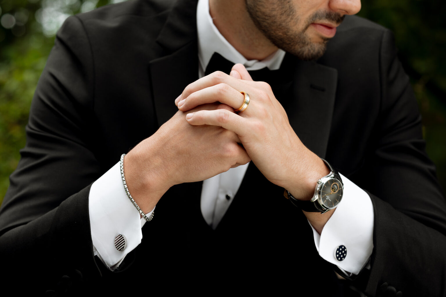 man with wedding ring
