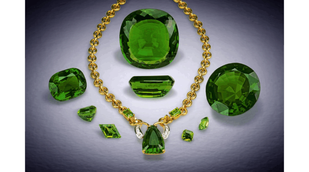 peridot gemstones